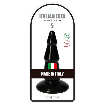 4-Zatyczka analna korek plug czarny silikonowy 13 cm-4
