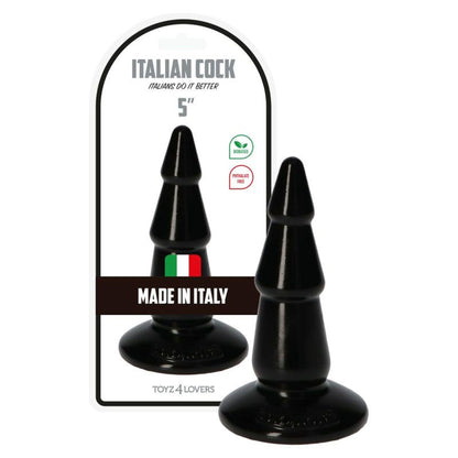 5-Zatyczka analna korek plug czarny silikonowy 13 cm-5