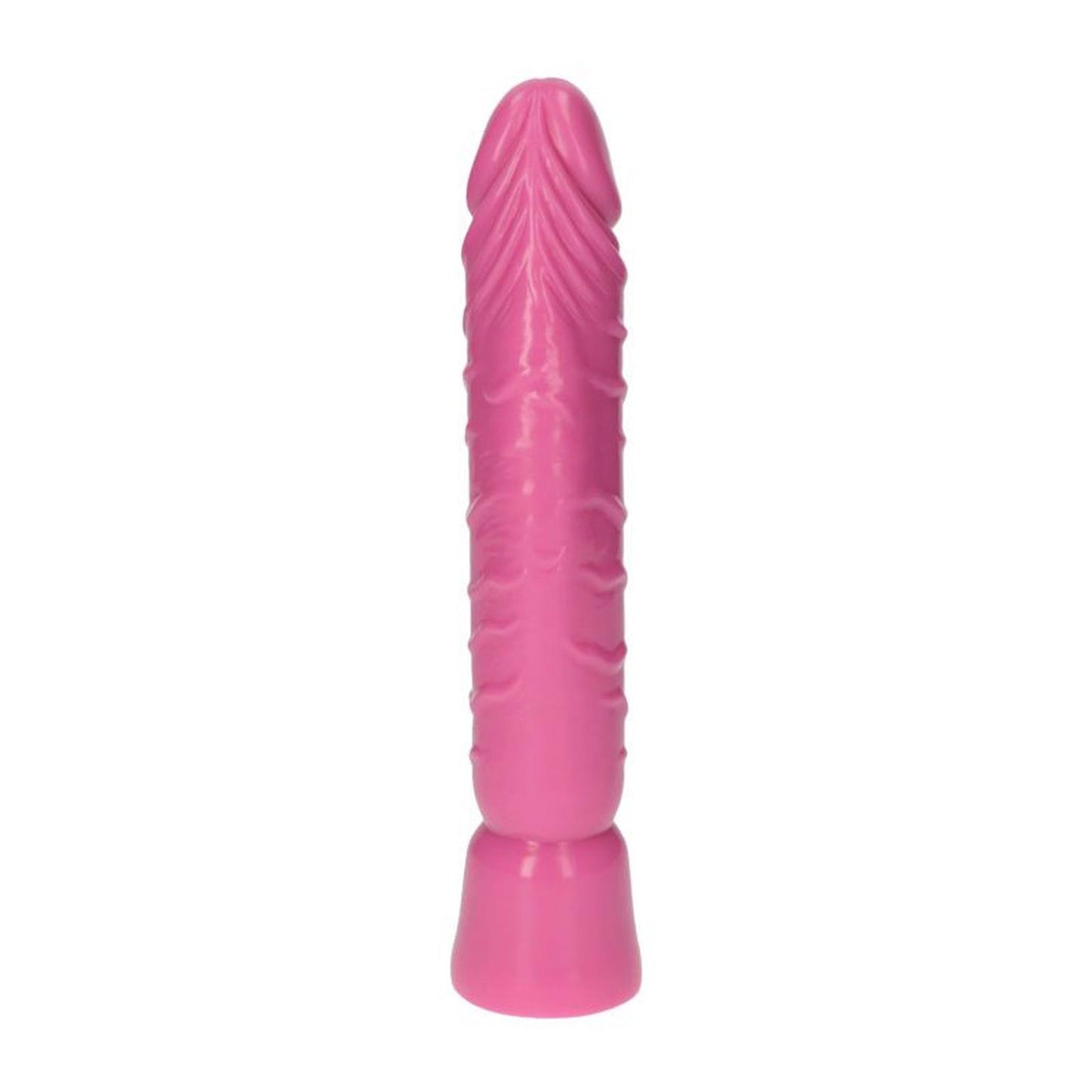 3-Realistyczny różowy penis w spiralne żyły 10,5cm-3