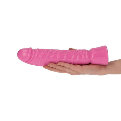 5-Realistyczny różowy penis w spiralne żyły 10,5cm-5