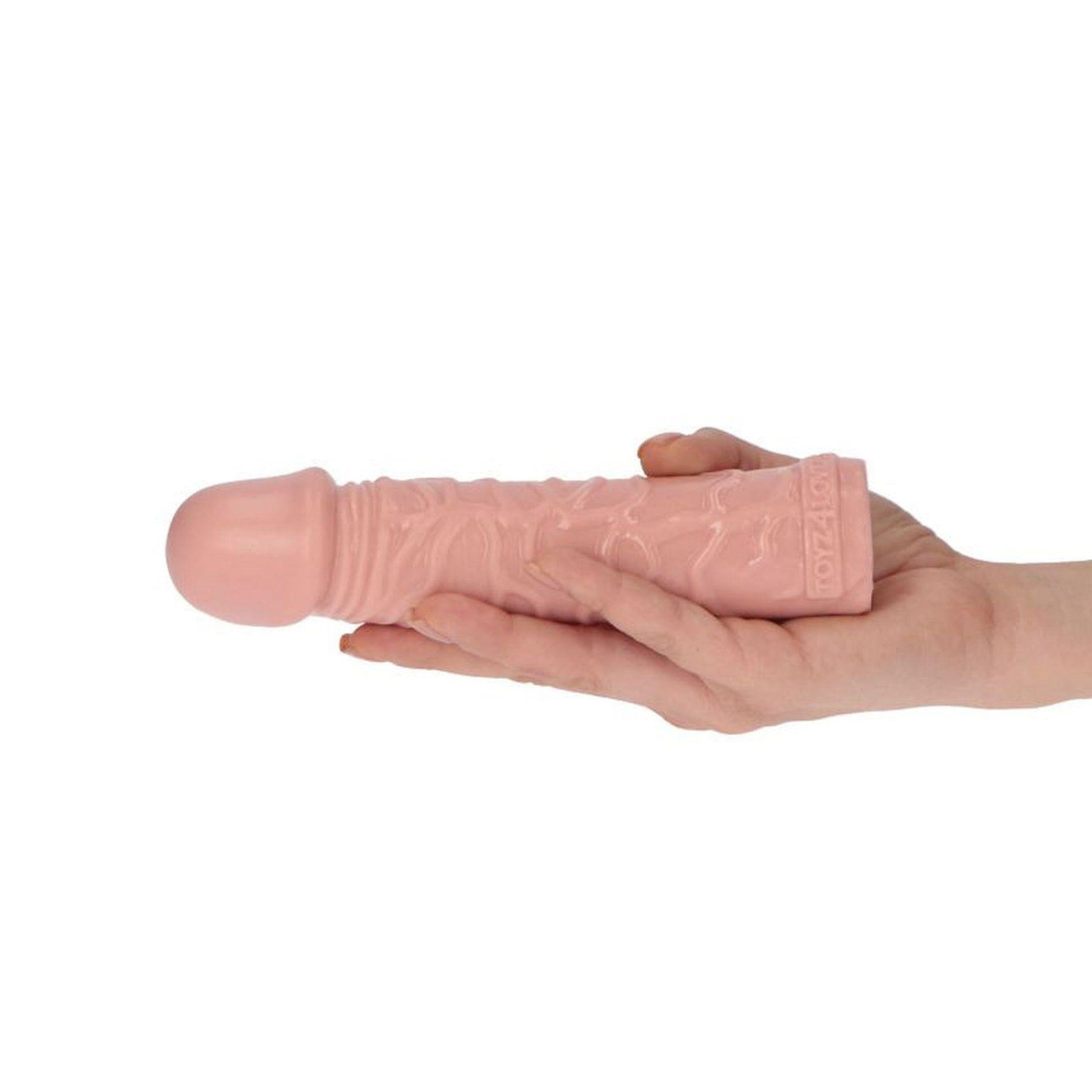 6-Gruby cielisty realistyczny penis żylasty 18 cm-6
