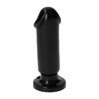 3-Małe czarne gumowe dildo gładkie z przyssawką 13cm-3