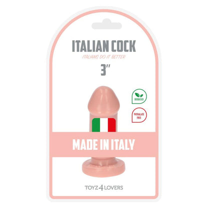 6-Cieliste gumowe dildo gładkie z przyssawką 8 cm-6