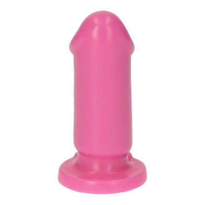 3-Różowe gumowe dildo gładkie z przyssawką 8 cm-3