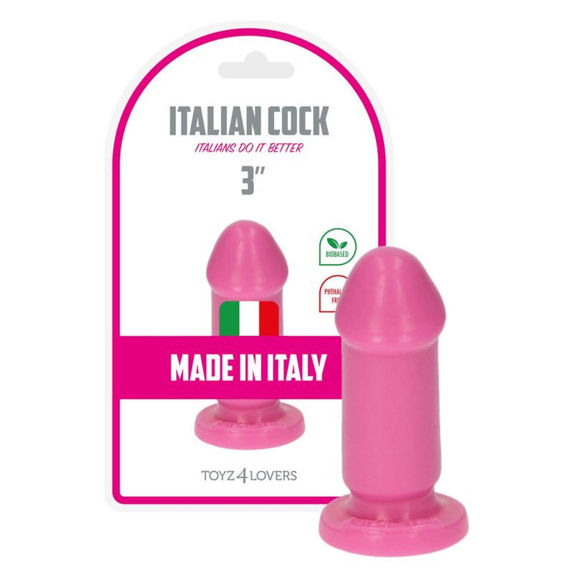 7-Różowe gumowe dildo gładkie z przyssawką 8 cm-7