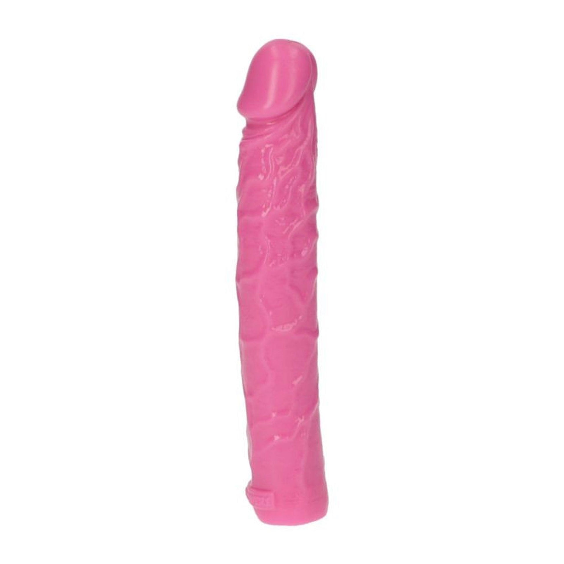 3-Dildo żylaste różowe wodoodporne gumowe 16,5 cm-3