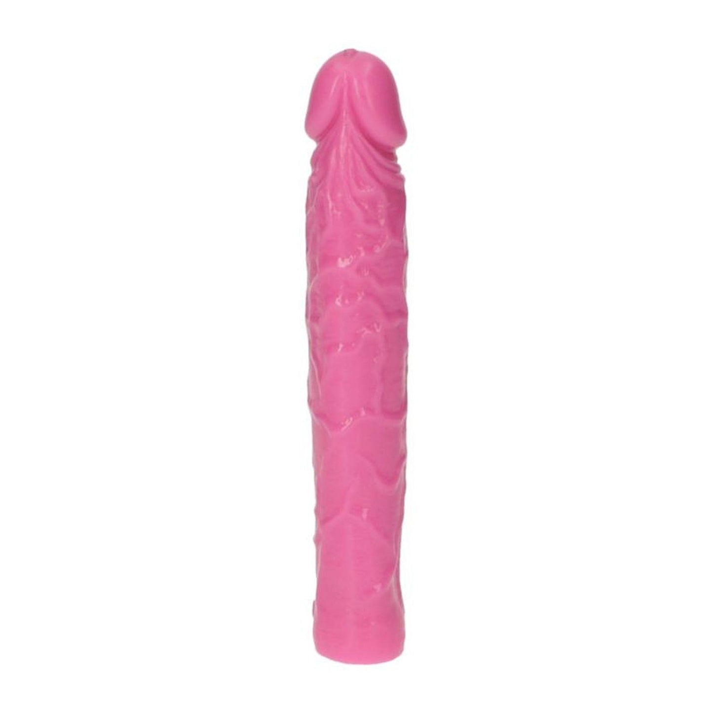 4-Dildo żylaste różowe wodoodporne gumowe 16,5 cm-4