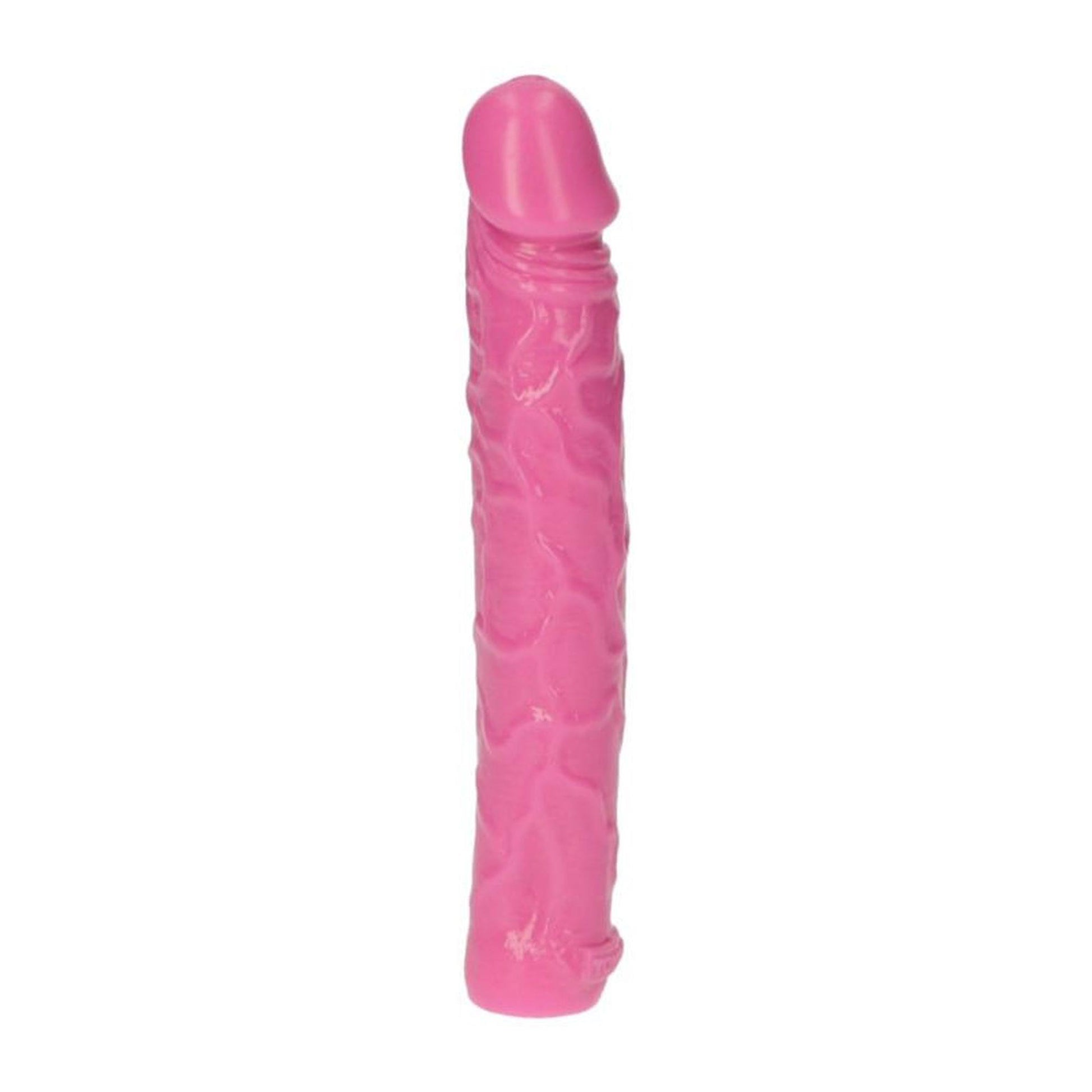 5-Dildo żylaste różowe wodoodporne gumowe 16,5 cm-5