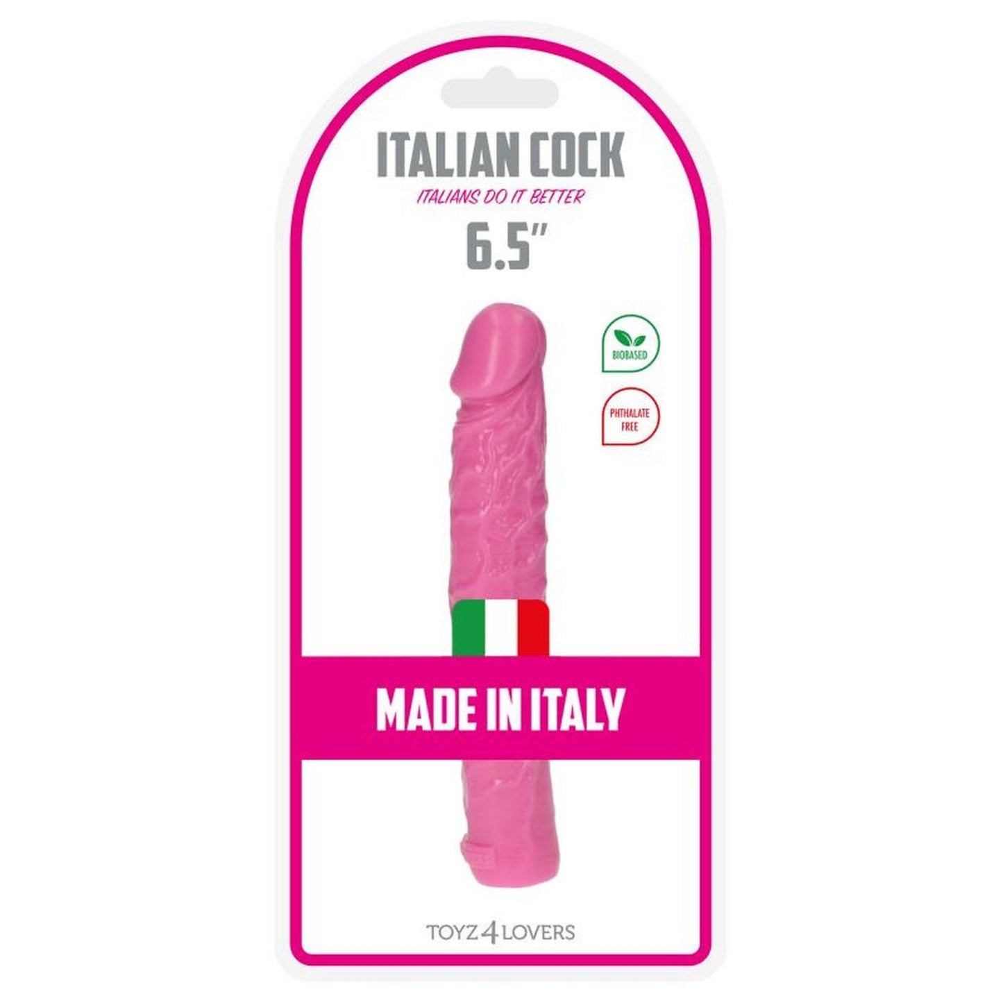 7-Dildo żylaste różowe wodoodporne gumowe 16,5 cm-7