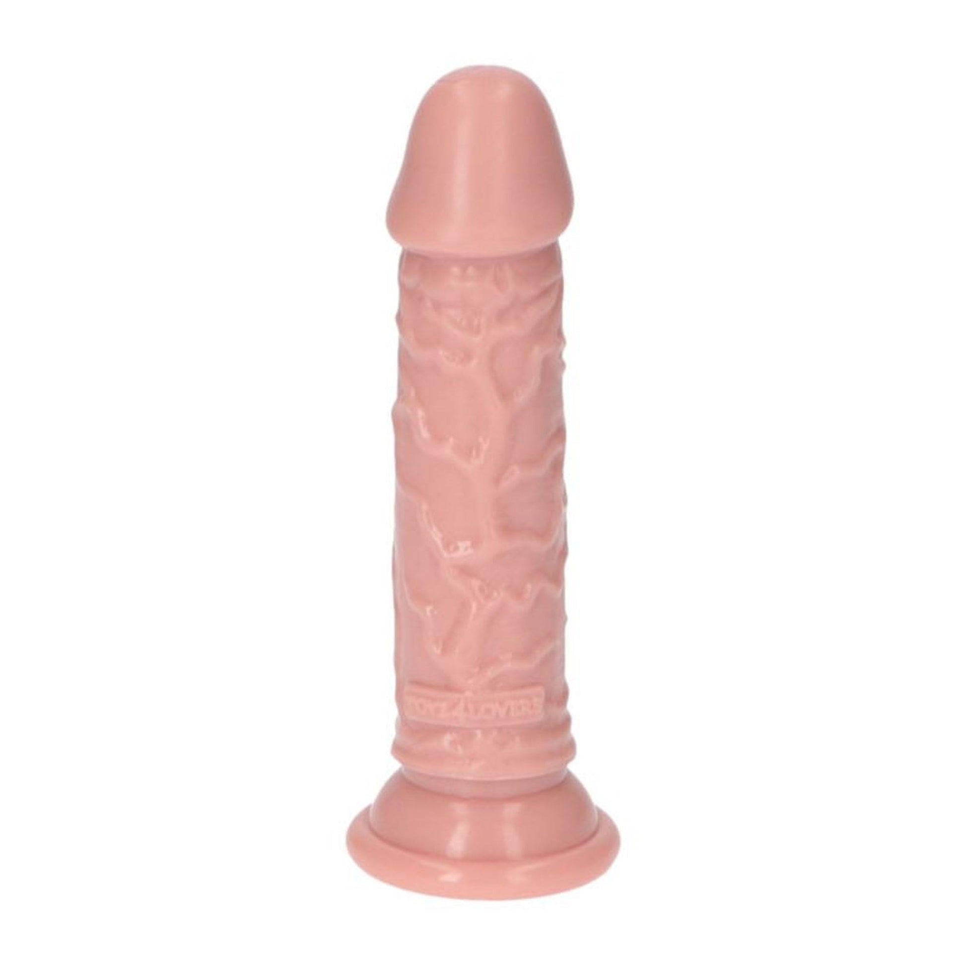 1-Realistyczne żylaste cieliste dildo z przyssawką-1