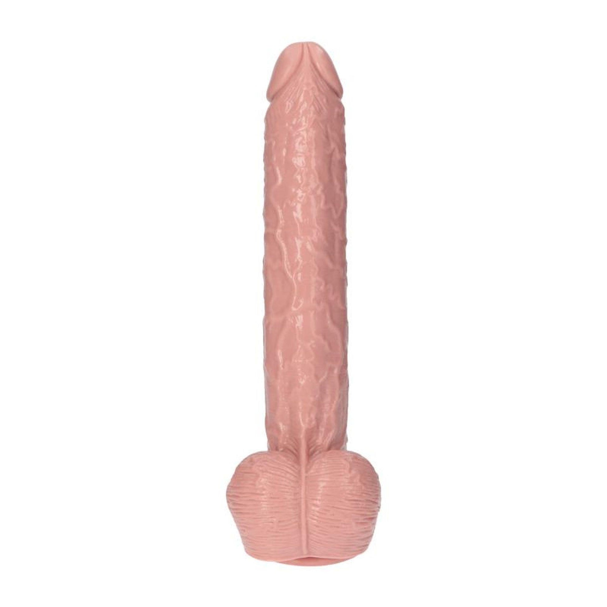 2-Duży penis naturalny kształt z przyssawką sex 40cm-2