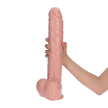 5-Duży penis naturalny kształt z przyssawką sex 40cm-5