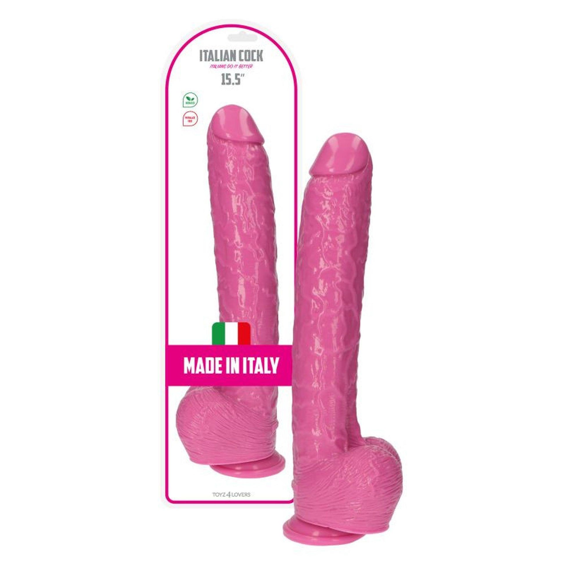 1-Wielki różowy penis ogromne dildo z jądrami 30 cm-1