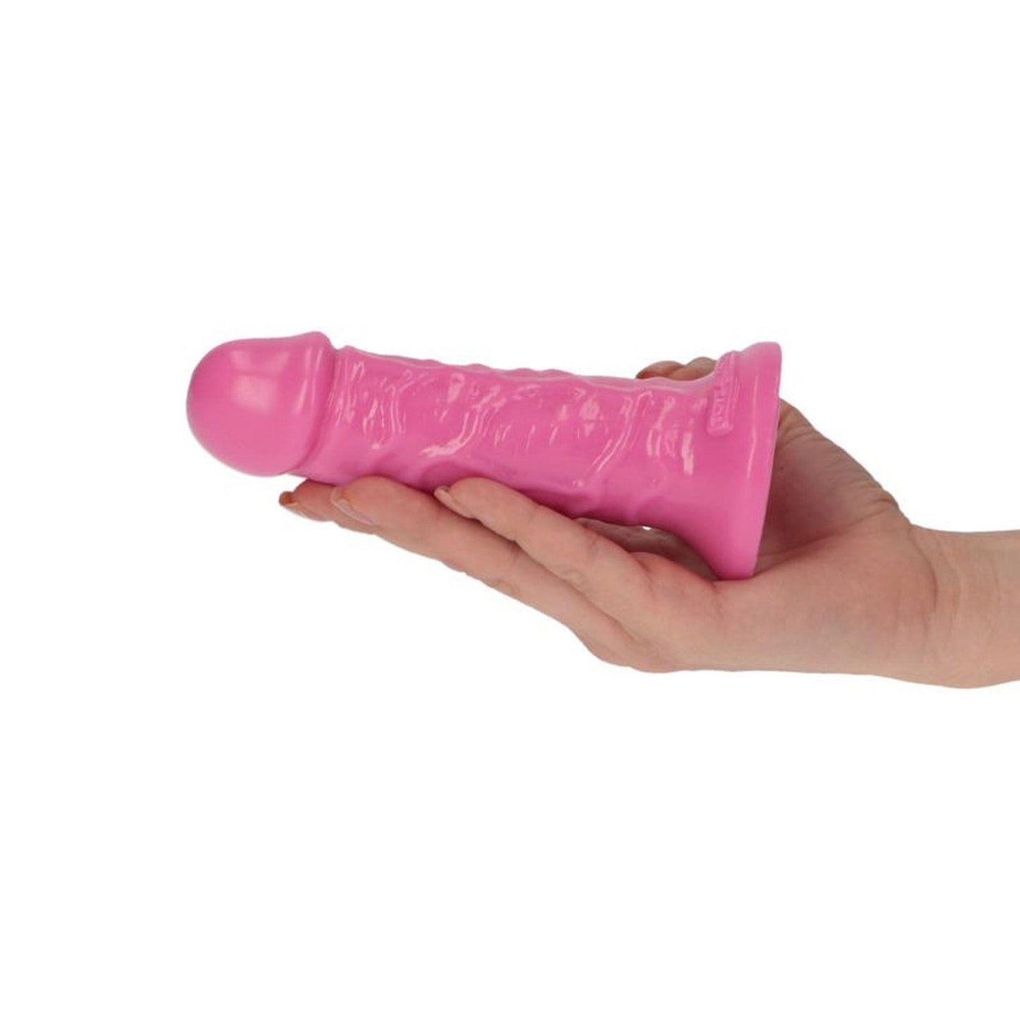5-Realistyczny różowy penis z żyłami przyssawką 12,5-5