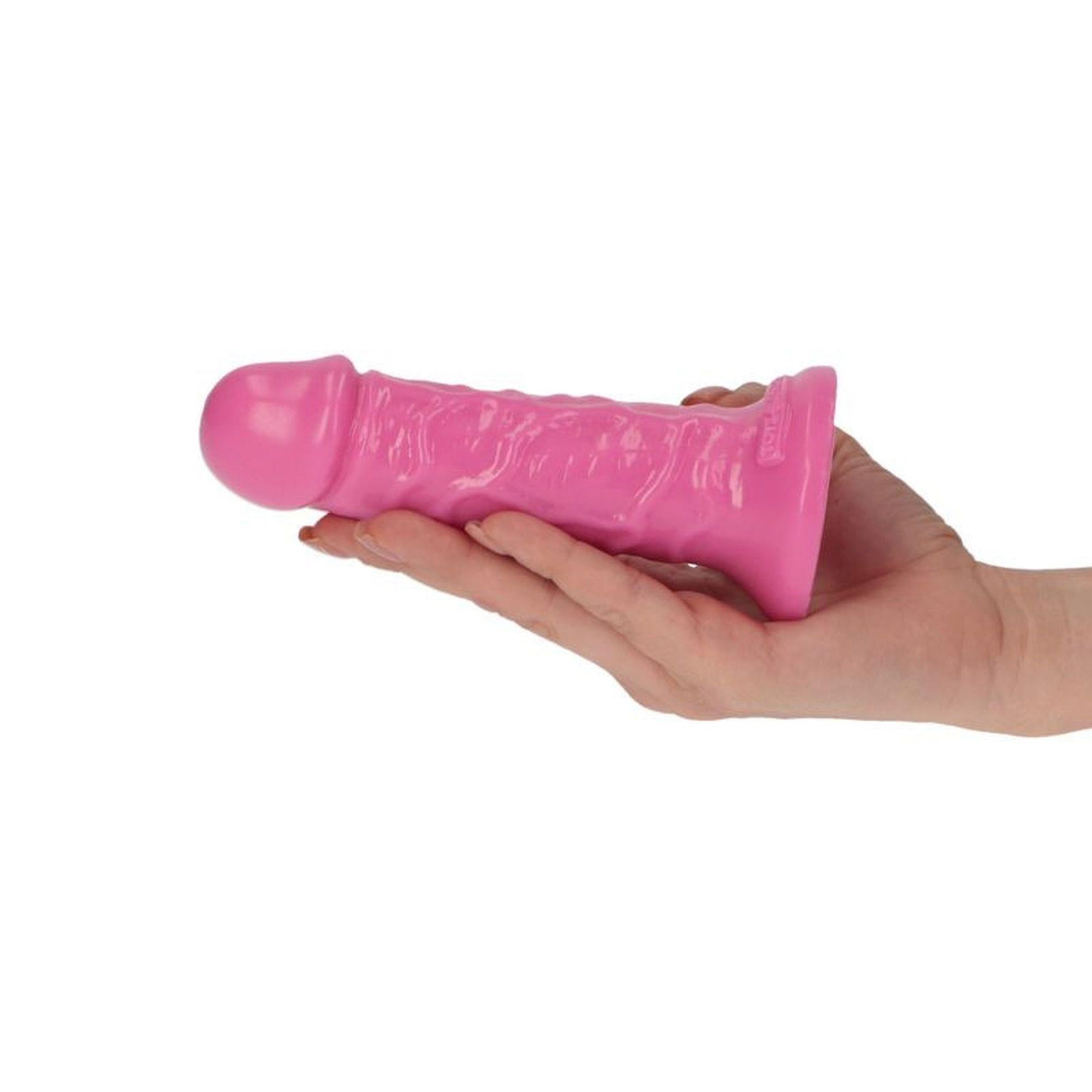 5-Realistyczny różowy penis z żyłami przyssawką 12,5-5
