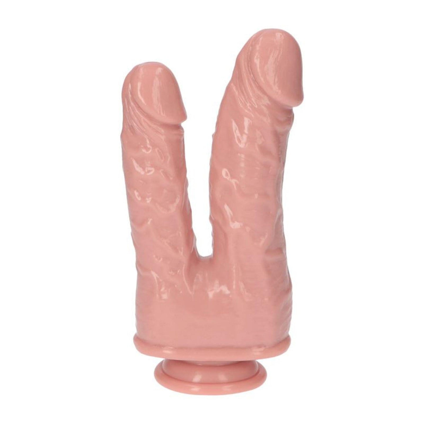 5-Podwójne cieliste dildo żylaste realistyczne-5