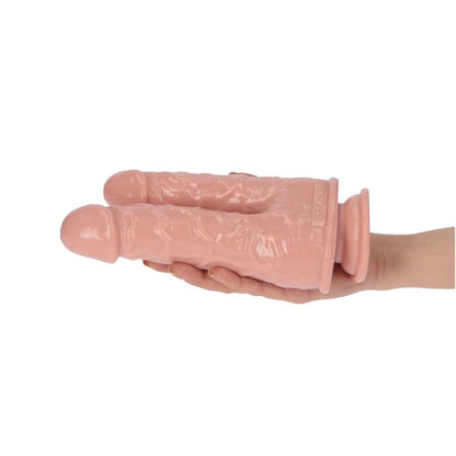 7-Podwójne cieliste dildo żylaste realistyczne-7