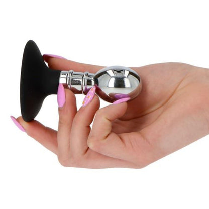 3-Aluminiowy korek analny plug zatyczka z przyssawką-3