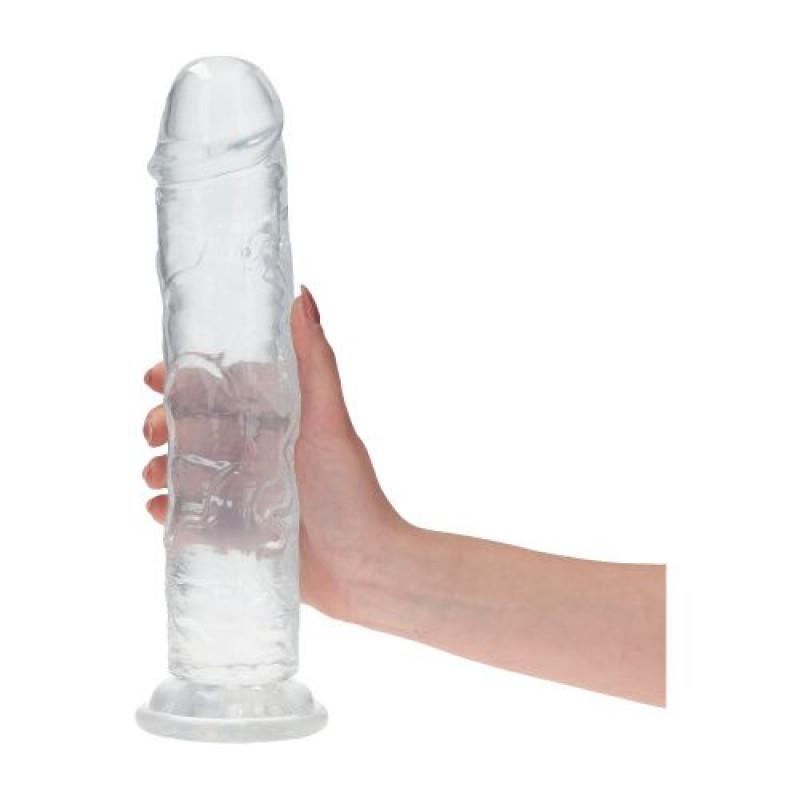 3-Ogromne dildo przezroczyste z przyssawką 32 cm-3
