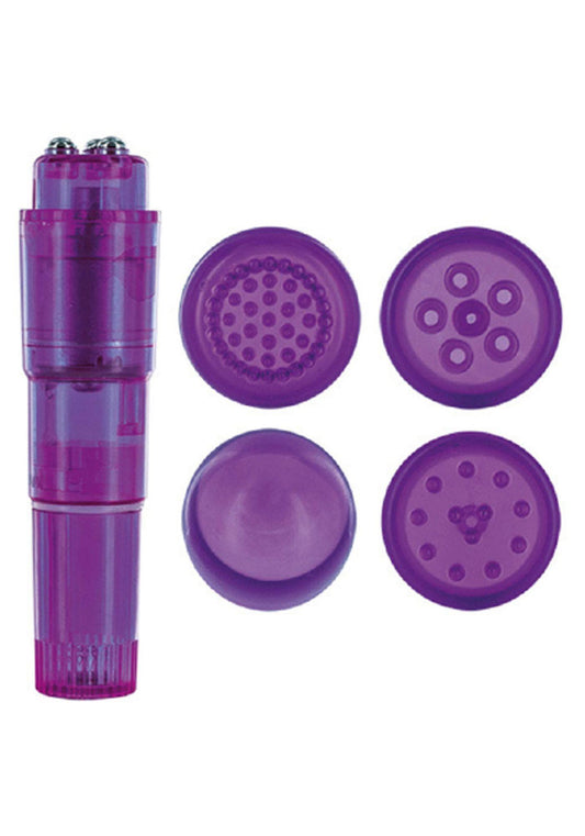 2-Mini stymulator łechtaczki masażer z nakładkami-2