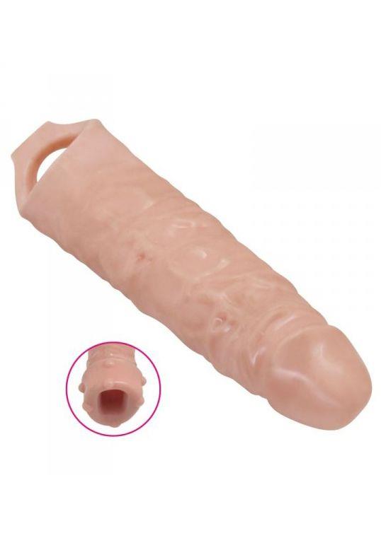 2-Duża długa nakładka na penisa sex przedłużka 28cm-2