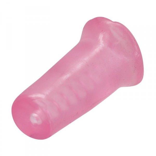 2-Pochwa żelowa elastyczna rozciągliwa masturbator-2