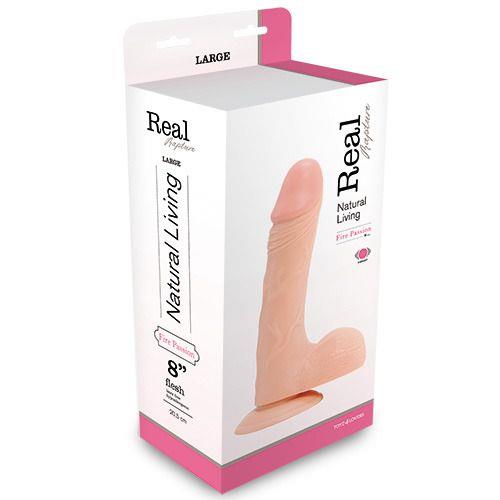 1-Dildo realistyczne z pilotem mocne wibracje 20 cm-1
