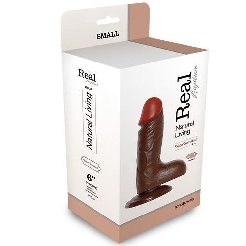 1-Penis z jądrami żyłami realistyczny wibrator 15cm-1