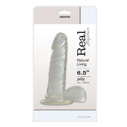 2-Żelowy penis dildo żyłki jądra przyssawka sex 16cm-2