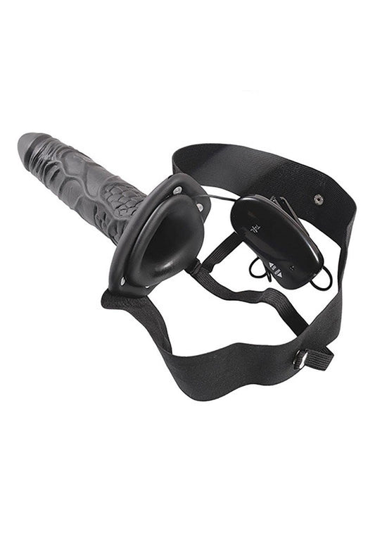 2-Wibrujący penis z pilotem strapon pusty sex 22cm-2