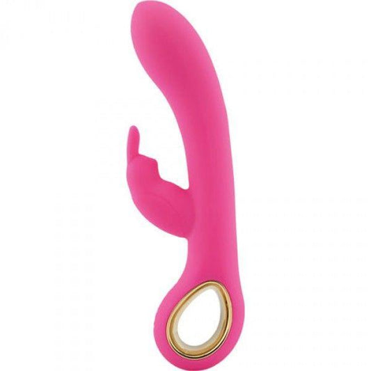 1-Wibrator królik z masażerem łechtaczki 10tryb 19cm-1