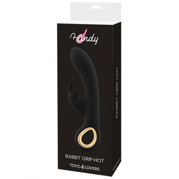 1-Wibrator królik z sex masażerem usb 10trybów 19cm-1