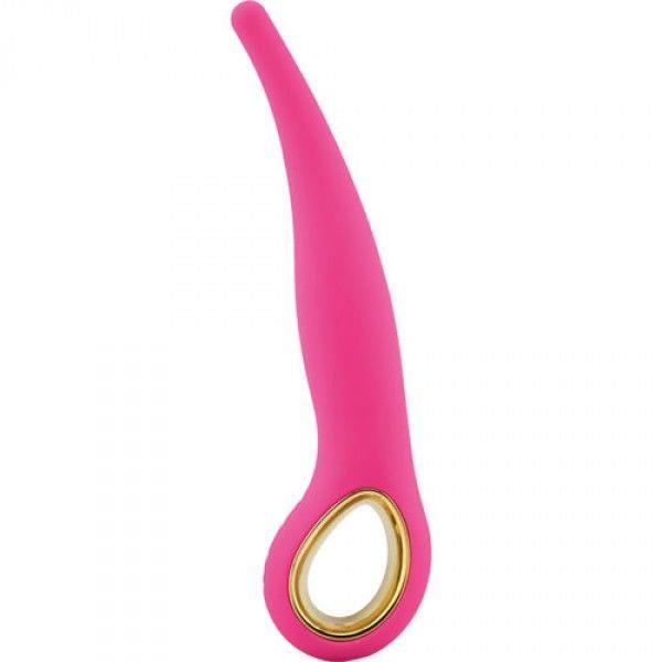 2-Wąski smukły wibrator analny unisex 10trybów 18cm-2