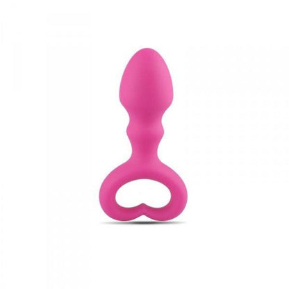 1-Korek analny z uchwytem silikon plug zatyczka 9cm-1