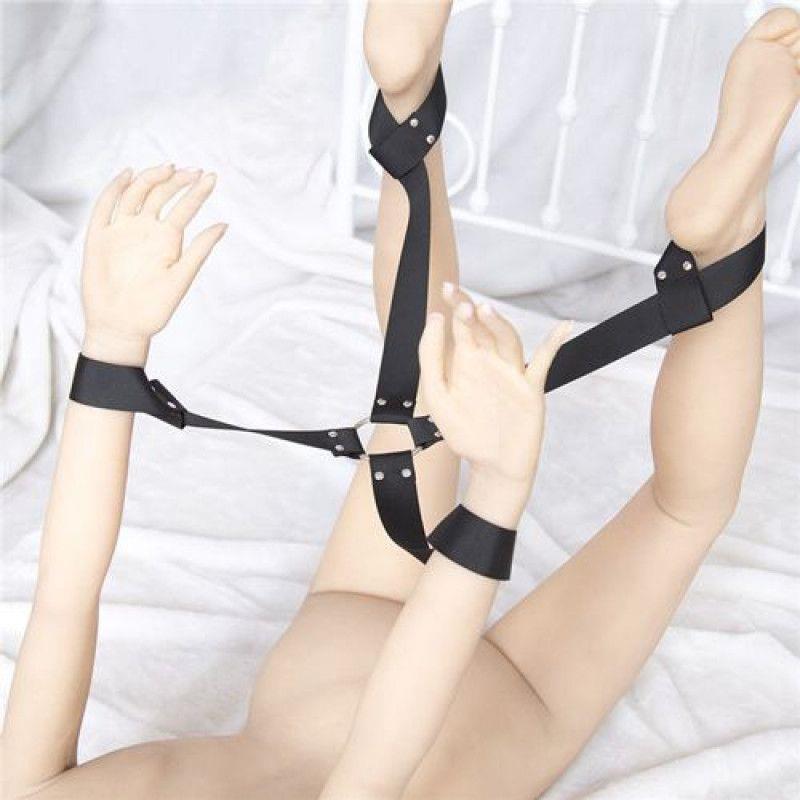 3-Zestaw pasy do wiązania krępowania rąk i nóg bdsm-3