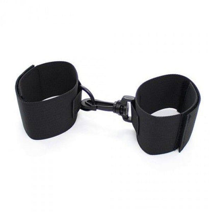1-Regulowane czarne kajdanki uniwersalne sex bdsm-1