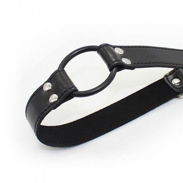 2-Knebel-Easy Belt Ring Gag (nero)-2