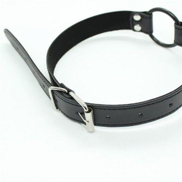 3-Knebel-Easy Belt Ring Gag (nero)-3