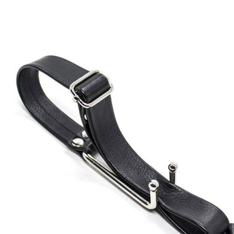 4-Metalowy rozwieracz ust na pasach knebel bondage-4