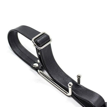 4-Metalowy rozwieracz ust na pasach knebel bondage-4