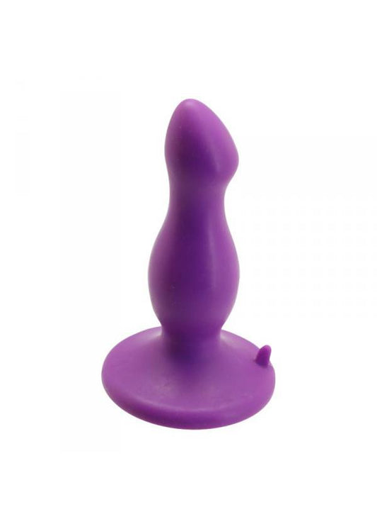 1-Silikonowy korek analny z mocną przyssawką sex 9cm-1