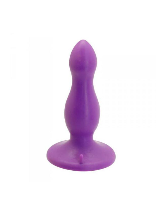 2-Silikonowy korek analny z mocną przyssawką sex 9cm-2