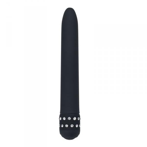 2-Zdobiony diamencikami kryształkami wibrator 17cm-2