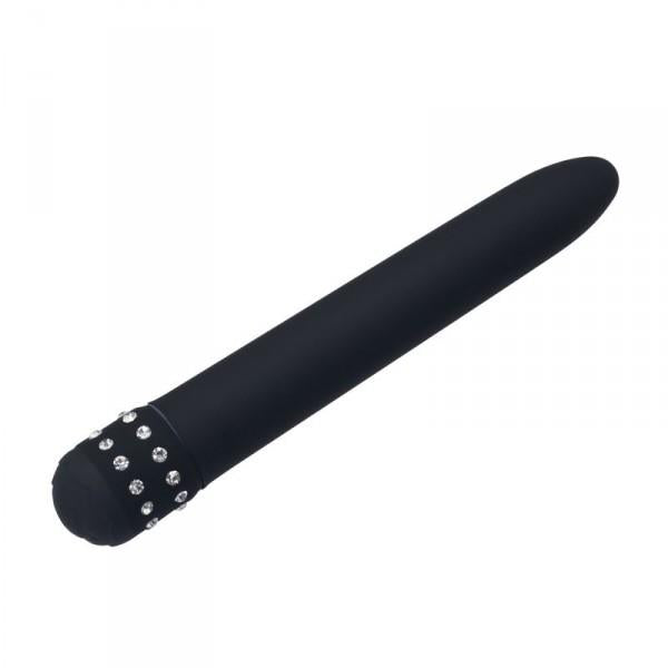 3-Zdobiony diamencikami kryształkami wibrator 17cm-3