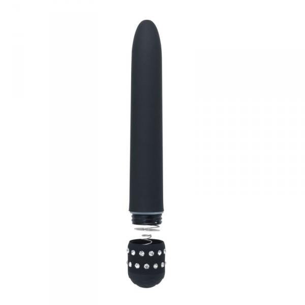 4-Zdobiony diamencikami kryształkami wibrator 17cm-4