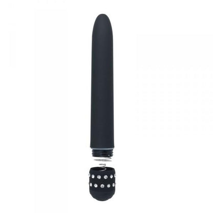 4-Zdobiony diamencikami kryształkami wibrator 17cm-4