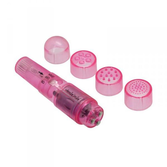 2-Stymulator-Mini vibratore con punte intercambiabili Timeless 4 Surprises-2