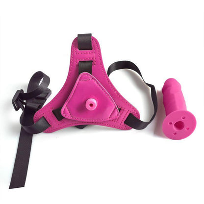 4-Uprząż paski strapon dla kobiet penis dildo 10cm-4