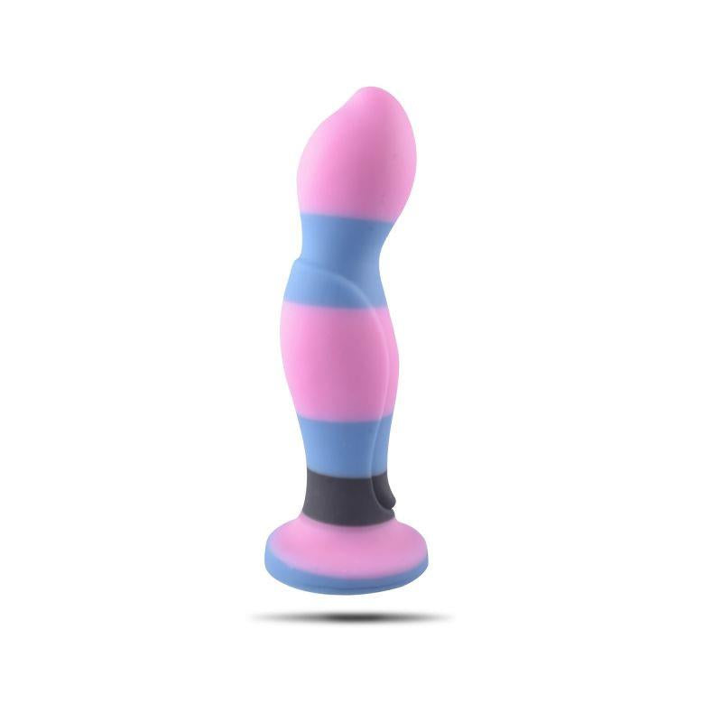 1-Kolorowe dildo do punktu g sex stymulator 17cm-1