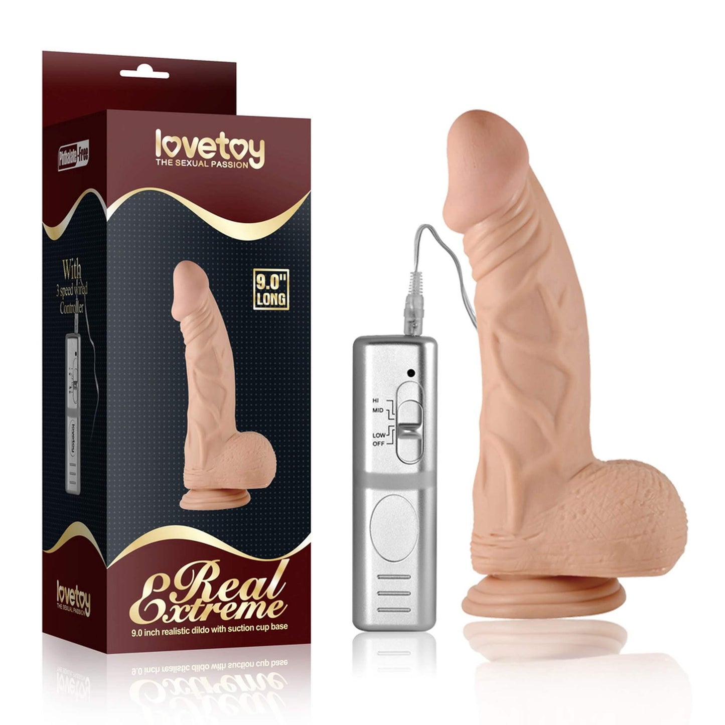 1-Wielkie dildo penis przyssawka żylasty duży giętki-1